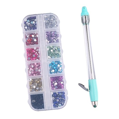 HAPINARY 1 Satz Nail Strass-Kit strasssteine für nägel nagellackstift Nagelkunstwerkzeug-Set maniküre zubehör nagelgelstift nailkndy nail art set Nagelkunstwerkzeuge Nagel Kunst Dekoration von HAPINARY