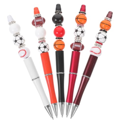 HAPINARY 1 Satz Sportperlenstift zappeln Schreibwaren Markierungen kugelschreiber ballpoint pen radiergummistifft radierer stift Schreibset Stift-Kit lustige Stifte Perlenstifte Kieselgel von HAPINARY