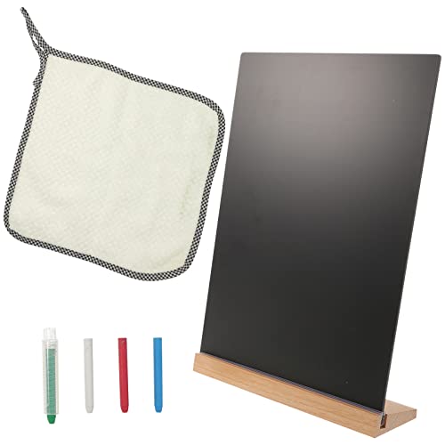 HAPINARY 1 Satz Unterschriftenkarte aus Tischplatte Kreidestift Staffelei stehen Whiteboard Kreidetafel write board werbetafel Tabelle Message Board löschbares Message Board Stoff von HAPINARY