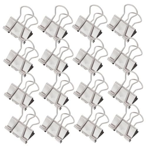 HAPINARY 1 Schachtel Elliot-ordner Farbige Büroklammern Heftklammern Für Papier Schulmappenclips Schwarze Clips Schwarze Heftklammern Befestigungsclips Für Dokumente Miniclips Silver Metall von HAPINARY