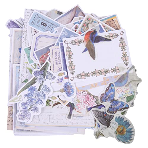 HAPINARY 1 Set Pda Dekoaufkleber, Journalaufkleber Für Journaling, Scrapbook Kit, Bastelpapier, Planer, Journaletikett, DIY Scrapbook Papier, DIY Aufkleber, Scrapbook Material, Papier, DIY von HAPINARY