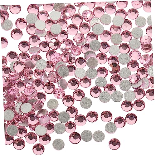 HAPINARY Zum Kleben 1 Strasssteine ​​nageln Für Perlen Grundierung Bausätze Nail Decoration Kristallglas Rhinestones Hochzeitsdeko Diy-maniküre-ornament Nageledelsteine ​​und Strasssteine Rosa von HAPINARY