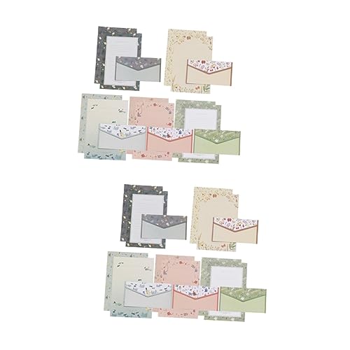 HAPINARY 10 Stk Briefpapier mit Umschlägen Kit-Umschlag stationärer Umschlag liniertes Briefpapier Blumenumschläge Schulbriefpapier briefumschlag briefumschläge notizhefte notizzettelblock von HAPINARY