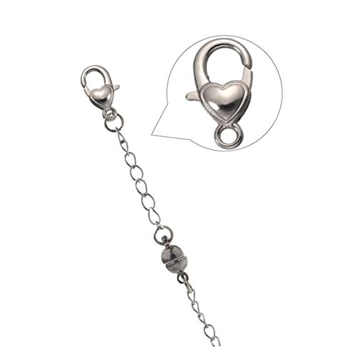 HAPINARY 10 Stück Herzförmige Karabinerverschlüsse Aus Silber Ideal Für Schlüsselbund Taschen Und DIY Schmuckherstellung Perfekte Zubehörteile Für Armbänder Und Ketten von HAPINARY