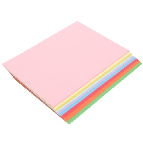 HAPINARY 100 Blatt Malpapier druckerpapier kreativpapier einpackpapier wickelpapier printing paper DIY papier Bastelpapier herstellen buntes Faltpapier DIY-Papier druckpapier masse von HAPINARY