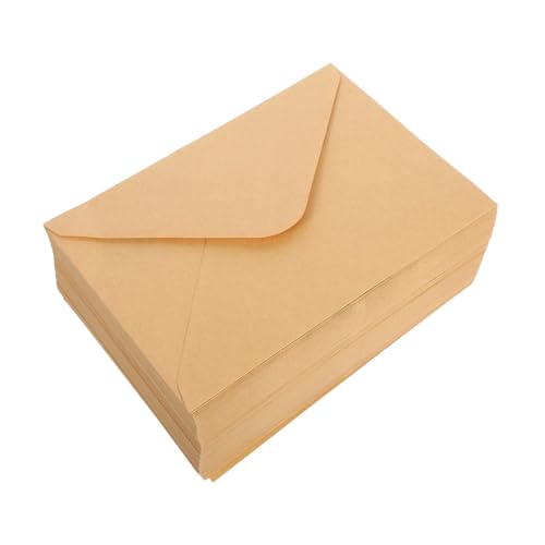 HAPINARY 100 Stück Kleine Retro Kraftpapier Umschläge Selbstklebend für Karten Fotos Einladungen Hochzeit Shower Dankeskarten Vielseitig Verwendbar HAPINARY 100 Stück Kleine Retro Kraftpapier Umschläge Selbstklebend für Karten Fotos Einladungen Hochzeit Shower Dankeskarten Vielseitig Verwendbar von HAPINARY