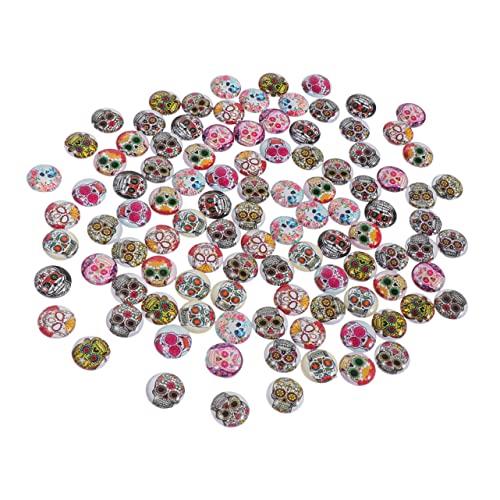 HAPINARY 100 Stück Schmuckzubehör, Glaskuppel Patches, Glas Edelstein Patches, Glas Cabochons, DIY Edelsteine, Halloween Bastelarbeiten, Edelsteinfarbener Edelstein Patches, DIY HAPINARY 100 Stück Schmuckzubehör, Glaskuppel Patches, Glas Edelstein Patches, Glas Cabochons, DIY Edelsteine, Halloween Bastelarbeiten, Edelsteinfarbener Edelstein Patches, DIY von HAPINARY