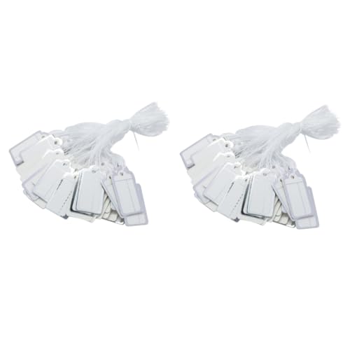 HAPINARY 500stücke Schmuck Preisschilder Papier Etiketten Mit Silberrand Hängende Tags Für Schmuckgeschäft Für Armbänder Ohrringe Ringe Und Halsketten von HAPINARY