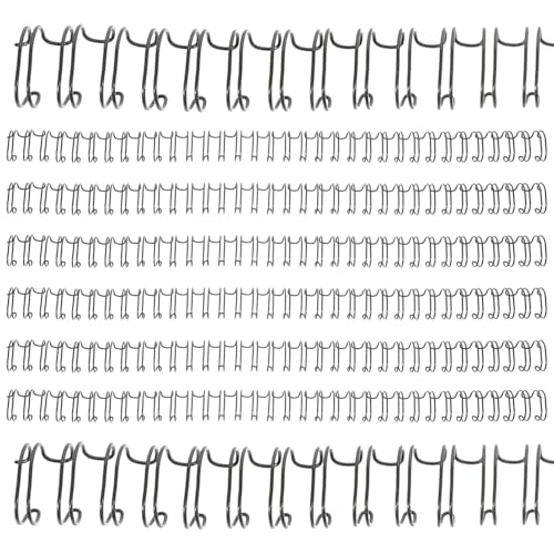 HAPINARY 100St Notebook-Binde ring Ringe Draht Bindemittel ringbuch notizbuch Buchbindesets Gel buch binder binderclips Bindering Ringhefter für Notizbücher Ring zum Austauschen Eisen Black von HAPINARY