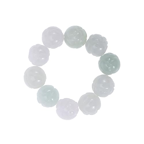 HAPINARY 10St Bastelperlen-Kit Perlen zur Schmuckherstellung Edelsteinperlen Halskettenperlen für die Schmuckherstellung Edelstein lose Perlen beads for jewellery Jadeperlen Jade-Perlen von HAPINARY