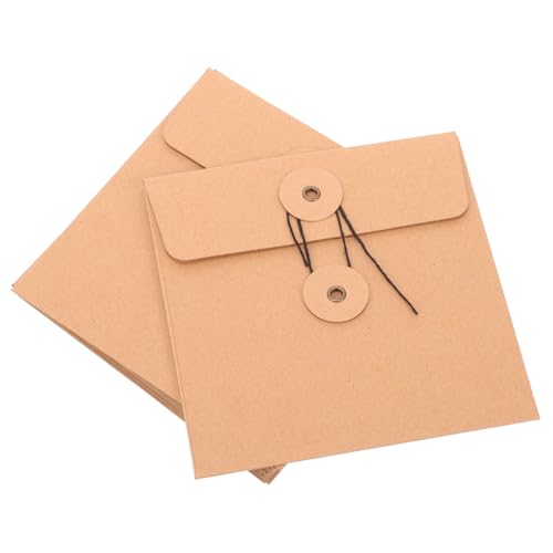 HAPINARY 10St Kraft-Umschlag Auto favorisieren CD-Mailer CD-Hüllen Braune CD-Tasche aus Papier dvd fall kraftpapier sack briefumschläge CD-DVD-Hüllen CD-Umschlag aus Kraftpapier DVD-Mailer von HAPINARY