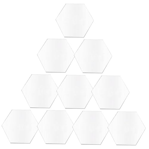 HAPINARY 10St Tischschilder Tischnummern-Rohlinge Zeichen für den Schreibtisch im Haushalt hochzeitsdeko hochzeits dekoration Platzkarten aus Acryl Hochzeit Schreibtisch Zeichen Transparent von HAPINARY