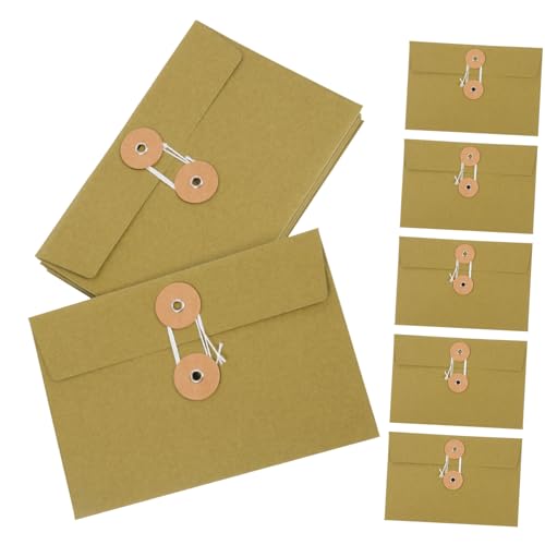 HAPINARY 10st Postsack Mailer Partytaschen Polybeutel Für Den Versand Papiertaschen Für Studenten Antike Umschläge Aufbewahrungstaschen Fürs Büro Beutel Zum Organisieren Green Kraftpapier von HAPINARY