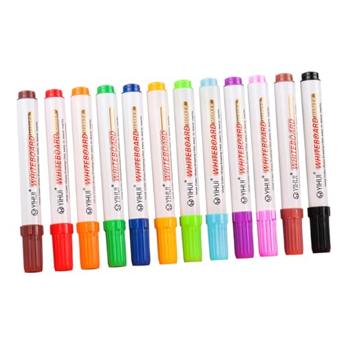 HAPINARY Niedliches Löschbares Aquarellstifte-set Für Kinder Und Erwachsene 12 Lebendige Farben Whiteboard-marker Für Das Klassenzimmer Und Das Büro von HAPINARY