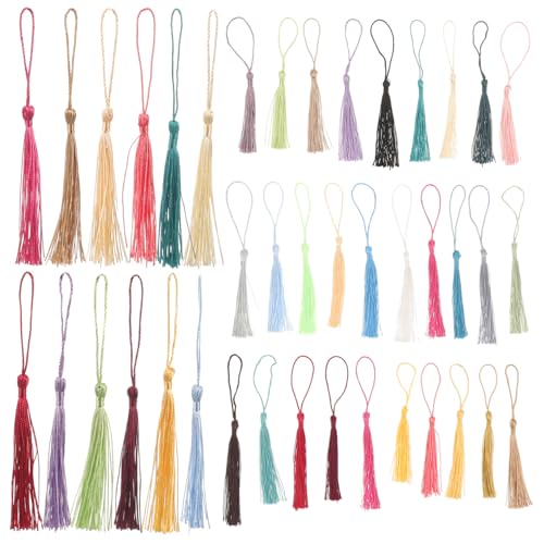HAPINARY 120 Stück DIY Quasten Anhänger Dekorative Stoffquasten für Schlüsselanhänger Taschen Armbänder und Mehr Langlebiges Bastelzubehör Attraktiven Farben HAPINARY 120 Stück DIY Quasten Anhänger Dekorative Stoffquasten für Schlüsselanhänger Taschen Armbänder und Mehr Langlebiges Bastelzubehör Attraktiven Farben von HAPINARY