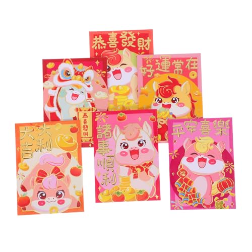 HAPINARY 120 Stück Rote Umschläge Lunar Year mit Karton Pferd Glücksumschläge für Chinesisches Neujahrsfest Frühjahrsfest und Hochzeitsfeier Traditionell für Geldgeschenke und HAPINARY 120 Stück Rote Umschläge Lunar Year mit Karton Pferd Glücksumschläge für Chinesisches Neujahrsfest Frühjahrsfest und Hochzeitsfeier Traditionell für Geldgeschenke und von HAPINARY