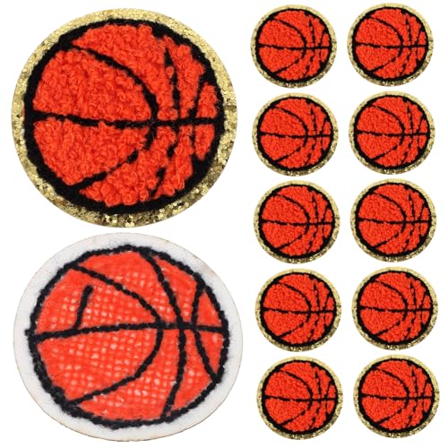 HAPINARY 12St Fußball-Patch Fellflecken für den täglichen Gebrauch Randlose Mützen für Herren lustige Patches Docker-Hut austauschbare Sportball-Patches kompakte Sportball-Patches Polyester von HAPINARY