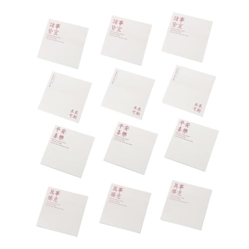 HAPINARY 12pcs Klebstoff Notizblöcke Planer Memo Decals Tagebuch Planer Aufkleber Memo Decals Schule Liefert von HAPINARY