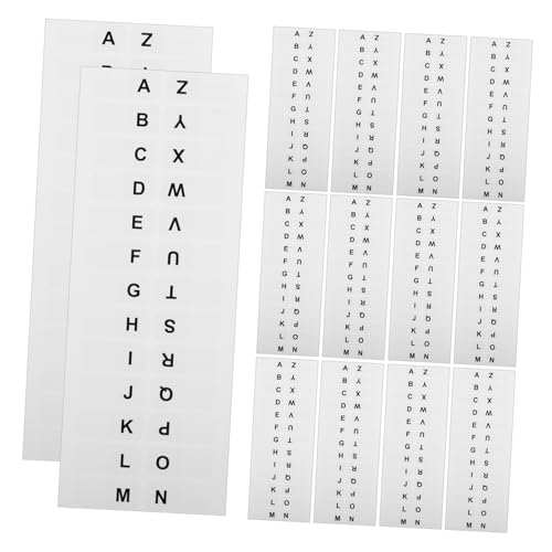 HAPINARY 14 Blatt Alphabetische Indexetiketten, Buch Haftregister, Haftregister Für Bücher, Seitenregister Und Markierungen, Haftregister Für Bücher, Praktische Alphabet Register, von HAPINARY