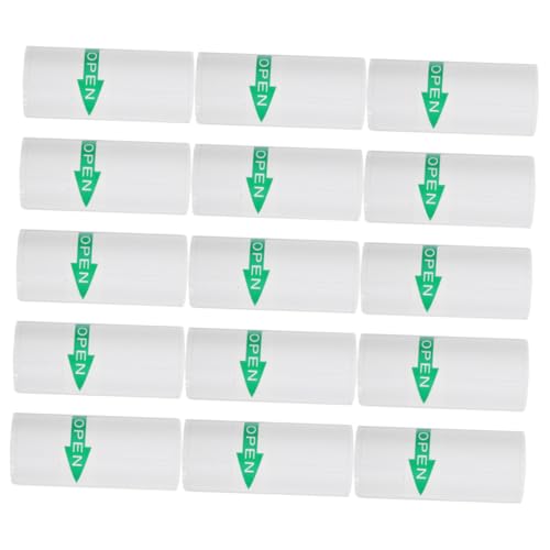 HAPINARY 15st Mini-druckpapier Etikettenpapier Thermisches Etikett Aufkleber Für Namensschilder Etiketten Für Thermodrucker Thermische Aufkleber Druckeretiketten Weiß Selbstklebendes Papier von HAPINARY