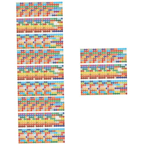 HAPINARY 16 Sets Flaschendeckelaufkleber Für Ätherische Öle Runde Probenflaschendeckelaufkleber Aufkleber Für Ätherische Öle Flaschendeckeletiketten Für Ätherische Öle von HAPINARY