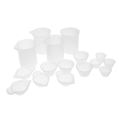 HAPINARY 16 Stk Kleine Tasse Aus Silikon Selber Machen Diy-werkzeuge Mischbecher Für Epoxidharz Epoxid-mischbecher Diy Epoxid Kleine Behälter Flexible Messbecher Gießformen Tassen Diy-kits von HAPINARY