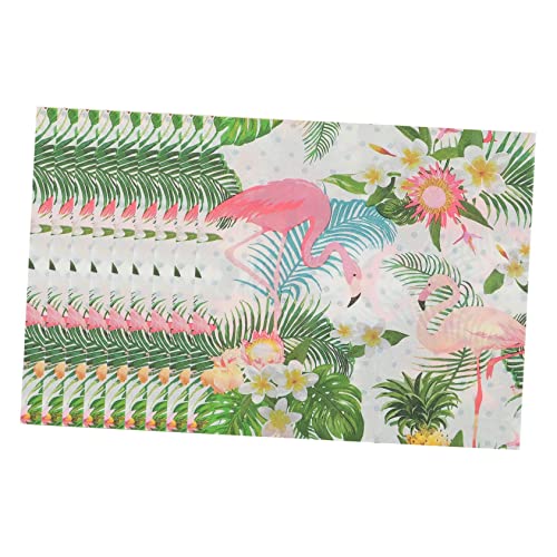 HAPINARY 18 Stk Flamingo-kuchen Wai Cartoon-muster-servietten Von Partyservietten Hawaii-party-serviette Geburtstagsfeier Serviette Festival-party-serviette Papier von HAPINARY