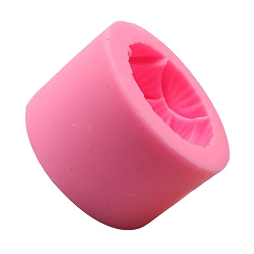 HAPINARY 1Stk Silikonform bastelzeug giesform soap mold Glocke Kerzenform Kerzenherstellungsset kuchenform handwerkliche Herstellung von Formen Heimwerkerbedarf Kieselgel Rosa von HAPINARY