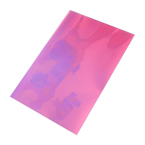 HAPINARY 1Stk transparente Regenbogenfolie gepäck kleidung stoff selber machen Glitzer Binder Glitzerstoff schutzfolien Handgefertigt bettwäsche PVC-Glitzer-Regenbogenfolie Regenbogenfilm von HAPINARY