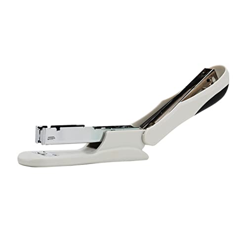 HAPINARY 1stk Hefter Schreibtischklammern Bindemaschine Tragbarer Schreibtisch Mini-bürobedarf Tape Dispenser Schreibtisch Niedlich Schreibtisch Für Büro Robuster Schreibtisch Eisen Weiß von HAPINARY