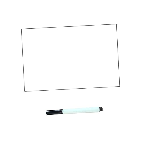 HAPINARY 1stk Löschen Sie Das Whiteboard Wiederholt Markierungen Elektronisch Kreide Radiergummis Klebbares Whiteboard Zeichenbrett Für Graffiti-wandaufkleber Weiß Pvc von HAPINARY