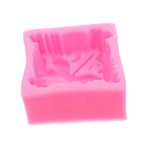 HAPINARY 1stk Silikonform Süßigkeiten Schimmel Bausatz Runde Kuchenform Würfel Backformen Kochformen Zinn Mousse Funkeln Fondant Kugel Maschine Wabenkuchenform Cake-pop-form Kieselgel Rosa von HAPINARY