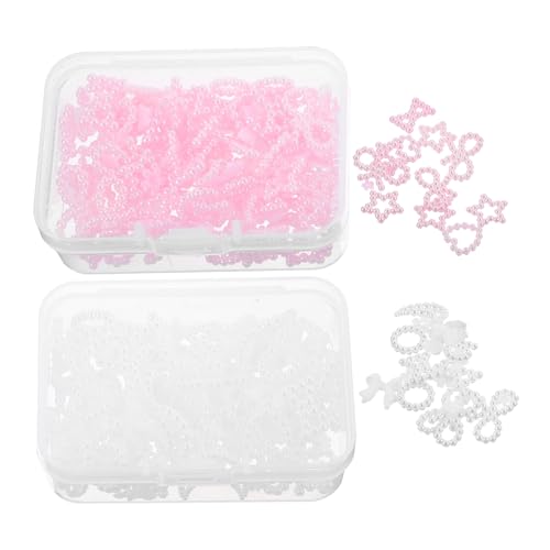 HAPINARY 2 Boxen Nail Art Zubehör Edelsteine Nagel Charms Nail Art Zubehör Maniküre Charms Maniküre Dekore Charms Für Nägel Maniküre Zubehör Nageldekorationen Niedliche Nail Art von HAPINARY