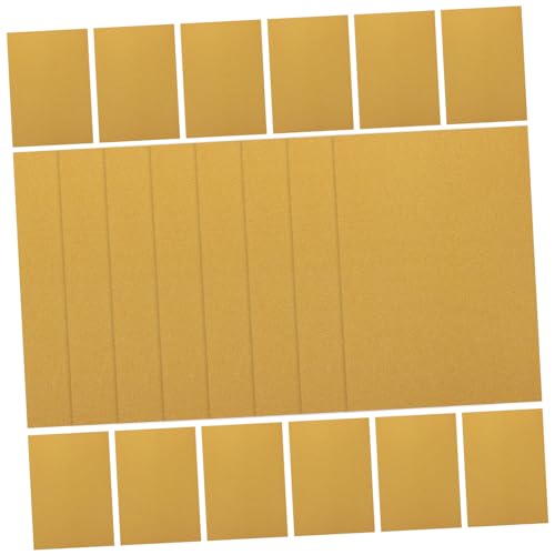 HAPINARY 20 Blätter Glitzerkarton kreativpapier paketpapier kraftpapier dekoration party geschenkpapier bögen Glitzerpapier zum Basteln farbiger Karton Bastelpapier Scrapbook-Papier Golden von HAPINARY