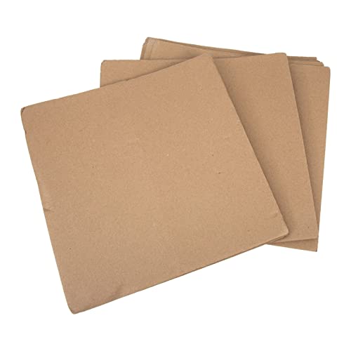 HAPINARY 20 Blatt Wellpappe basteln für bastelmaterial für pappboxen cardboard bastelsets für Papier gewellt Tischplatte DIY zubehör verdickter Karton Light Brown von HAPINARY