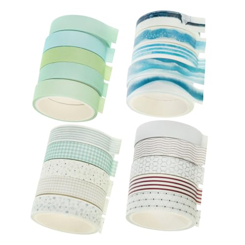 HAPINARY 20 Rollen Washi-klebeband Masking Tape Dekorative Muster Im Japanischen Stil Selbstklebende Bastelbänder für Tagebücher Scrapbooks und Planer für Projekte von HAPINARY