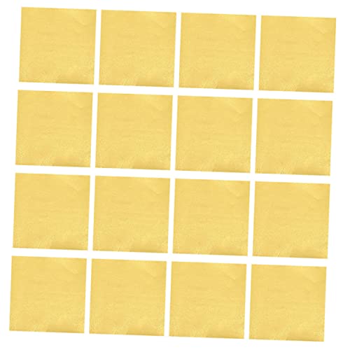 HAPINARY 200 Blatt Einseitiges Perlmutt-Origami bastelmaterial bastel materialien Folie Origami-Papier doppelseitiges Origami-Papier quadratisches DIY-Papier Faltpapier selber machen Golden von HAPINARY