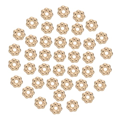 HAPINARY 2000 Stück Kunststoff Blumenperlen DIY Zubehör Exquisite Perlen Dekorative Perlen Schmuckherstellung Perlen Blumenförmige Perlen Armbandperlen Kunststoffperlen von HAPINARY