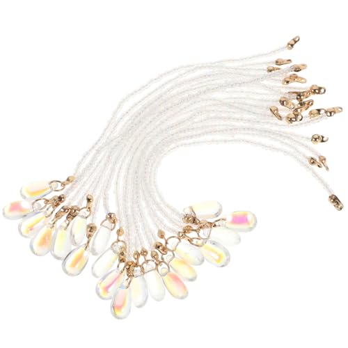 HAPINARY 20St Haarnadelmaterial Anhänger für Haarschmuck Haarstab Quaste Haargummi Zubehör haircharm haarsschmuck Quastenanhänger Accessoires zur Herstellung von Kopfschmuck Wassertropfen von HAPINARY