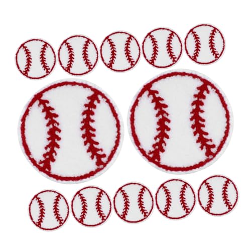 HAPINARY 20st Handbuchzubehör Kompakte Baseball-patches Dekorative Baseball-patches Fellflecken Für Den Täglichen Gebrauch Kleine Baseball-patches Kleine Kleiderflicken Handtuchstickerei von HAPINARY