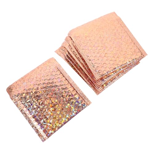 HAPINARY 20st Schaumstoffbeutel Umschläge Für Den Versand Multifunktionale Verpackungstaschen Gepolsterte Versandtaschen Für Verpackungszwecke Post- Farbige Pet-aluminiumfolie Rose Gold von HAPINARY