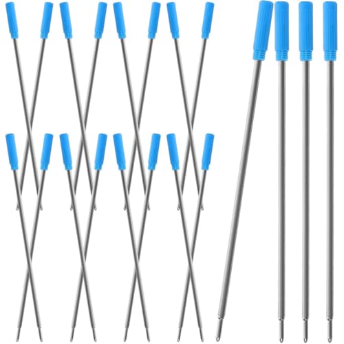 HAPINARY 25St Austauschbare Mine Kugelschreiber Gelschreiber zum Schreiben löschbare Stifte Punkt tintenroller mine Tintenroller Ersatzminen glatte Stiftminen Ersatz für Stiftminen pp Blue von HAPINARY