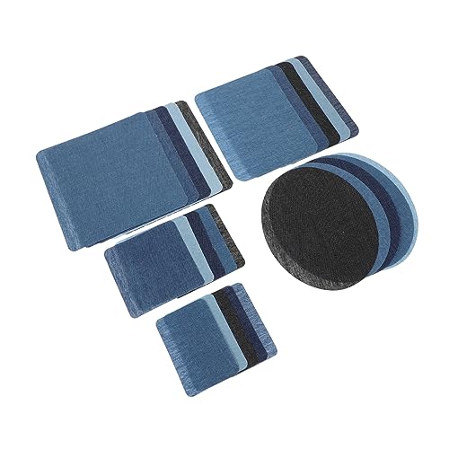 HAPINARY 25St Denim-Aufkleber Jeansflicken Stern-Stickapplikation Aufnäher-Abzeichen Jeans mit Stickerei jeans patches Kleidungsflicken Hosenflicken Bastelzubehör zum Nähen Stoff von HAPINARY