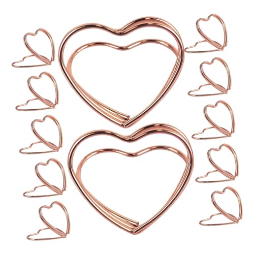 HAPINARY 25st Liebes-visitenkartenhalter Fotokartenhalter Platzkartenhalter Für Den Tisch Grußkartenhalter Rack-kartenhalter Inhaber Der Tischnummer Karteninhaber Metall Rose Gold von HAPINARY