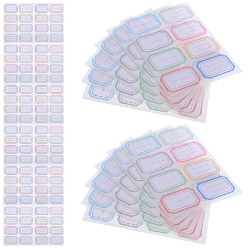 HAPINARY 288 Stk Handgeschriebener Etikettenaufkleber klare Aufkleberetiketten Aufkleber für Tafeln Punkt klebesticker stickers aufkleber leere Etiketten Kennzeichnungsaufkleber Colorful von HAPINARY