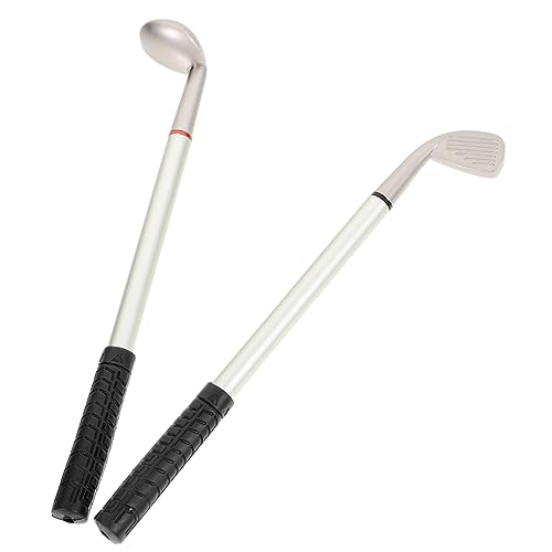 HAPINARY 2St Minigolfschlägerstift golf golfgeschenke Golf Fanartikel Golfball-Pin schwarzer Golfstift Sport-Kugelschreiber Schreibwaren für den Schreibtisch Neuheitsstift Metall von HAPINARY