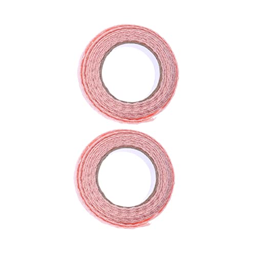 HAPINARY 2St klebriges Handwerk Handwerkliche Dekoration Dekorative Klebebänder Farbenfrohe Dekoration dekoratives Klebeband zum Basteln Maskierung Scrapbooking-Handwerk Spitzenband Rosa von HAPINARY