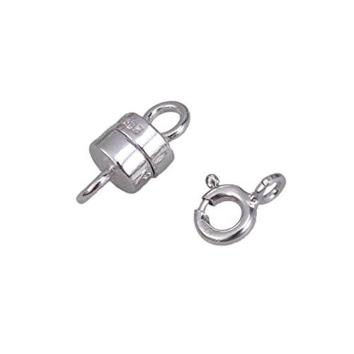 HAPINARY 2st Stecker Für Schmuckverschlüsse Verschluss Für Schmuck Federringverschluss Magnetverschlüsse Schmuckverschlusshaken Magnetische Verbindungsstücke Für Armband Silver von HAPINARY