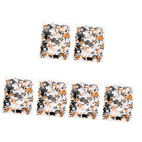 HAPINARY 3 Stück 2 Halloween Pailletten Folie Metallic-Pailletten Haushaltswaren Dekor Kürbis-Tischstreuer Halloween Pumpkin halloweenkürbis Party dekorative Pailletten Tisch Pailletten PVC von HAPINARY