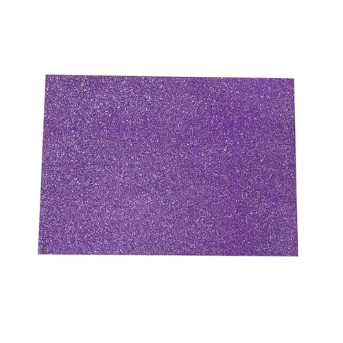 HAPINARY 30 Blatt funkelndes Glitzerpapier lila Papier schimmerndes Papier Glitzerpapier zum Basteln Pastellpapier DIY Glitzerpapier Papierkarten selber machen Glitzerpapier für DIY Violett von HAPINARY